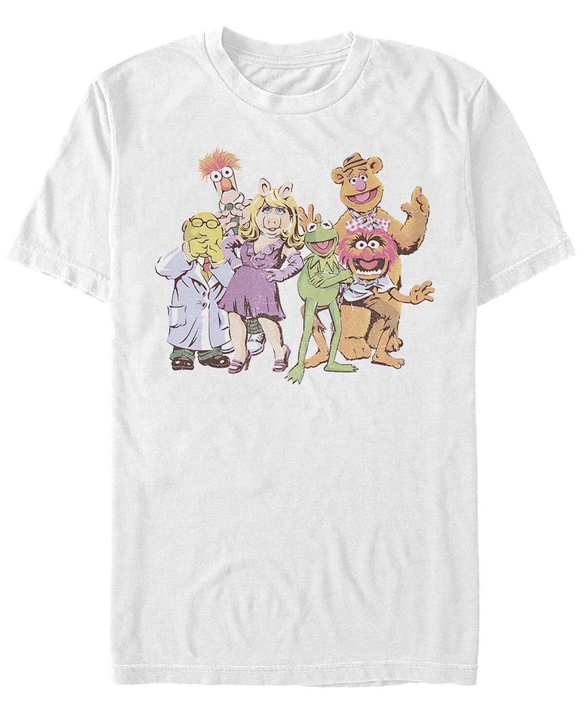 

Мужская футболка с круглым вырезом и короткими рукавами muppet gang Fifth Sun, белый