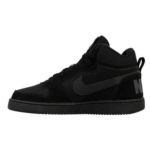 Детские кроссовки Nike Court Borough Mid GS, Schwarz — фото 3