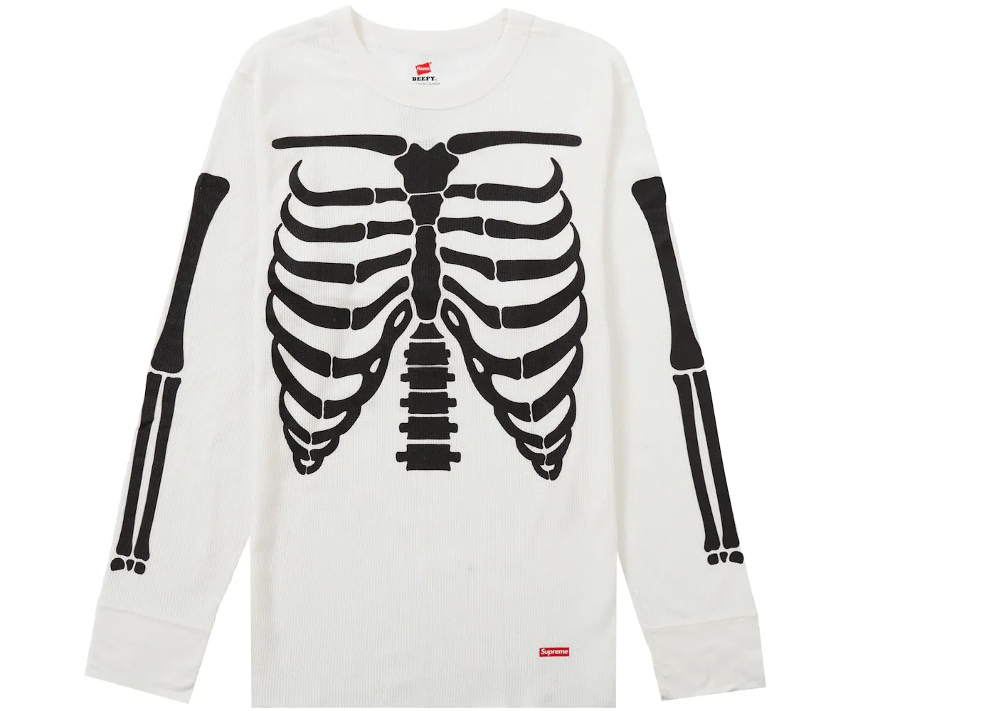 Мужское худи с принтом Bones Thermal Crew Supreme, Natural