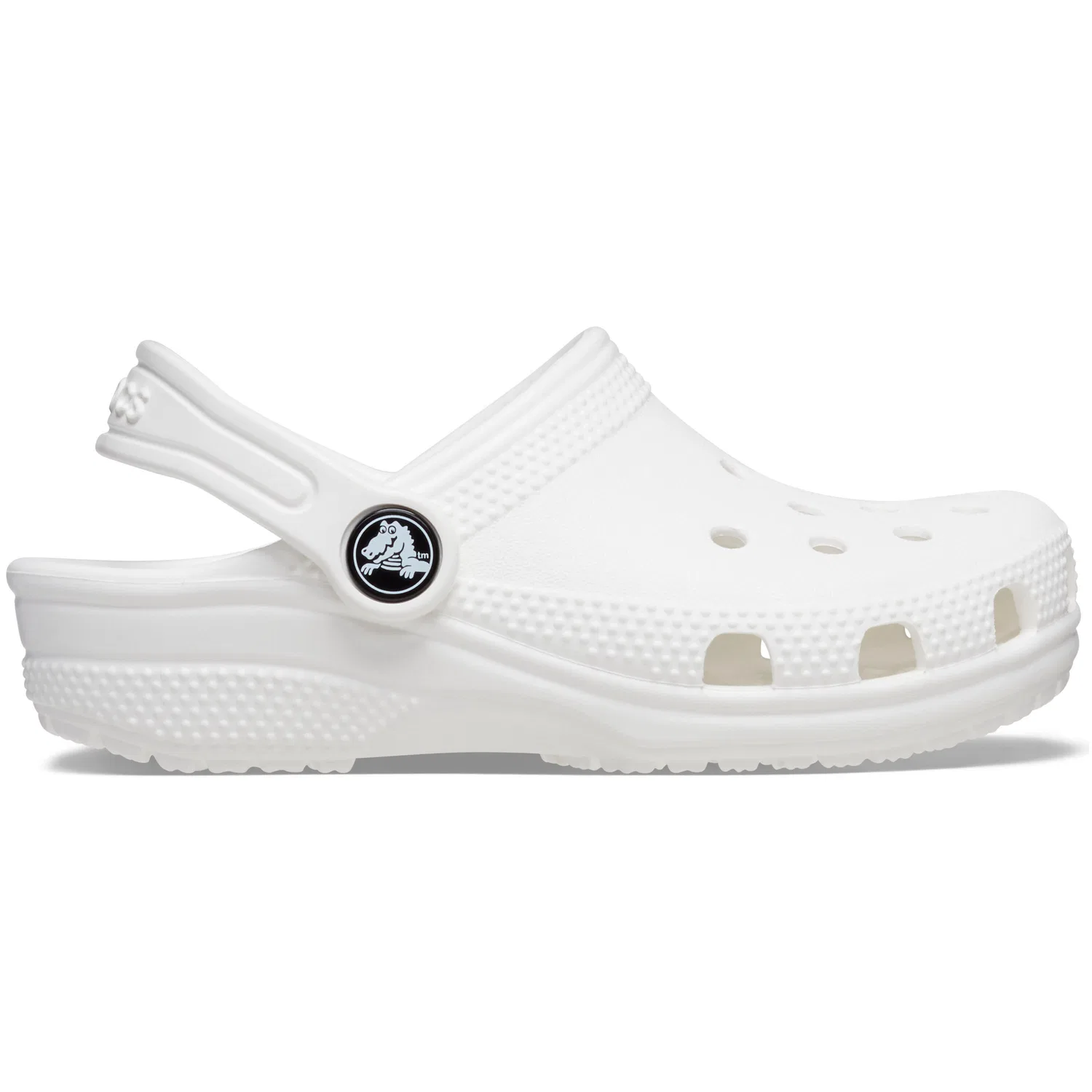 Детские классические клоги с регулируемым ремешком Crocs, Weiss