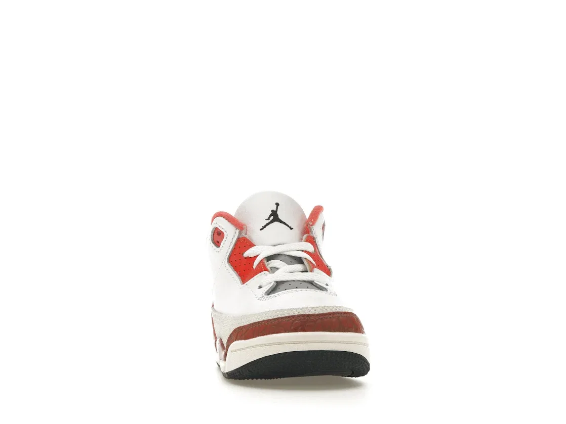 Детские кроссовки Lifestyle Jordan 3 Retro SE Dunk on Mars Jordan, White/Black/Mars Stone/Team Orange — фото 2
