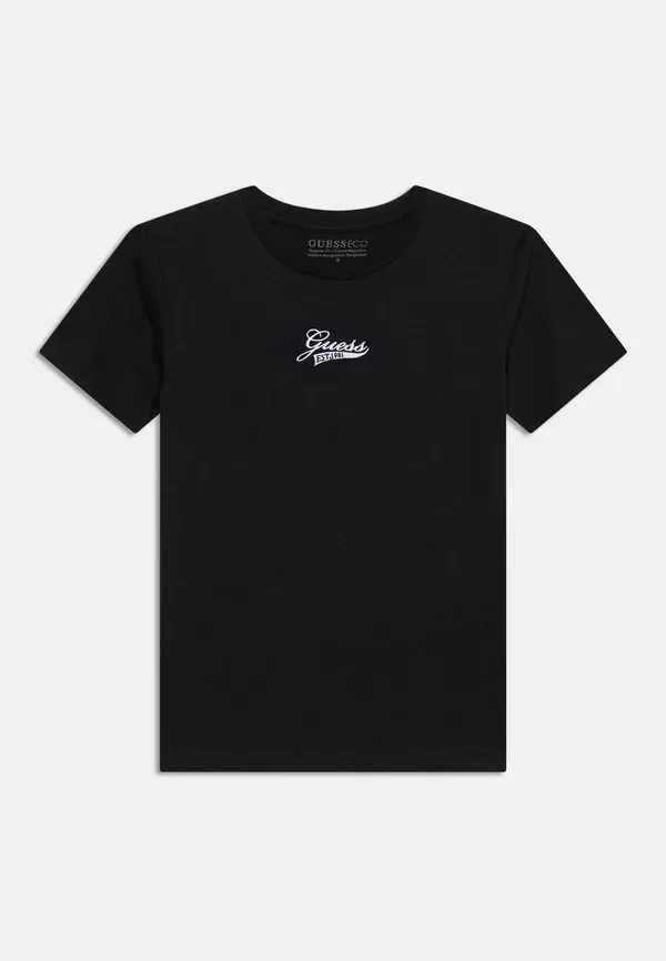 Футболка унисекс - базовая модель Guess, черный