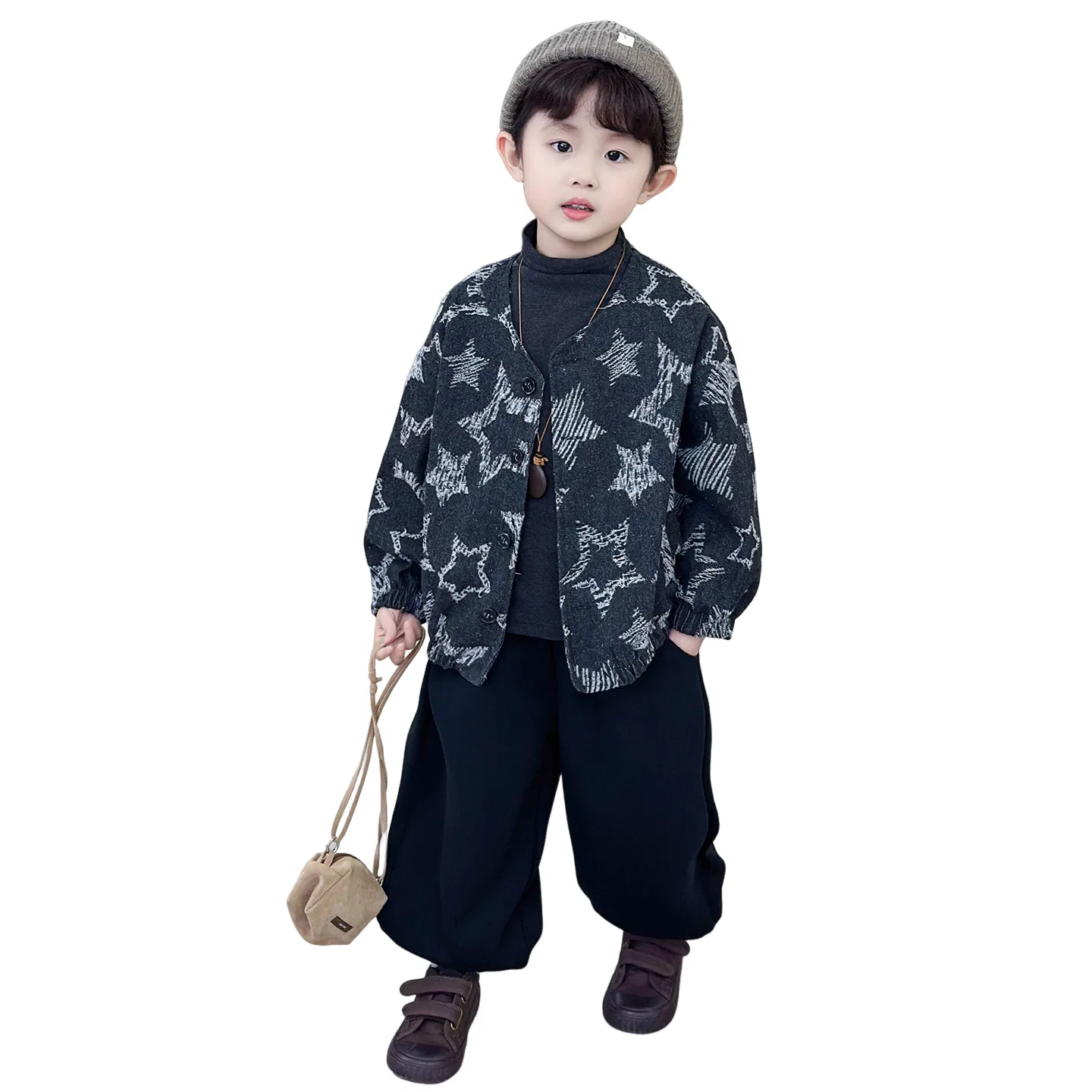 Детский спортивный костюм из трех предметов Lanza, Navy Blue