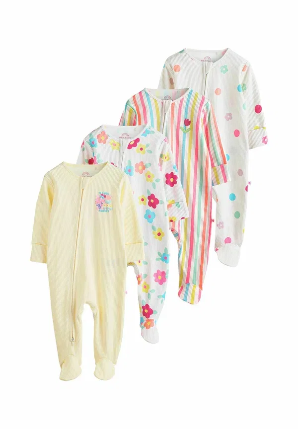 Боди с цветочным принтом sleep suit Next yellow, желтый