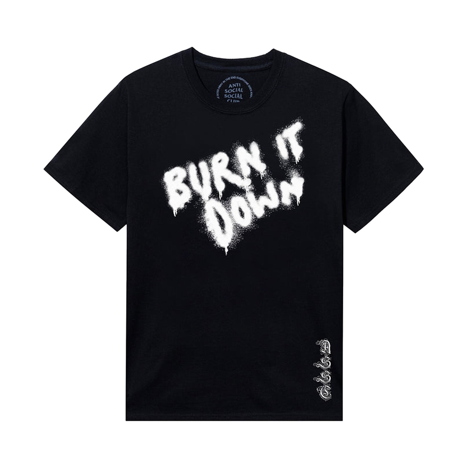 

Футболка Anti Social Social Club x 2 Tone Burn It Down, черная, Черный, Футболка Anti Social Social Club x 2 Tone Burn It Down, черная