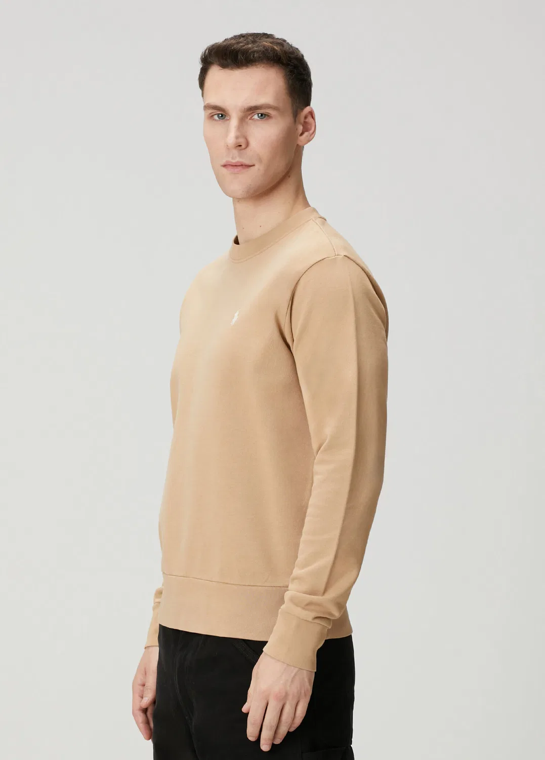 Свитшот с логотипом Polo Ralph Lauren, bej — фото 3