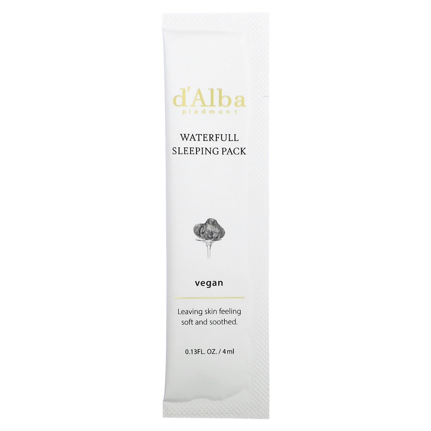 Маска для лица d'Alba — Веганская Waterfull для сна, 12 пакетиков по, 4 мл — фото 4