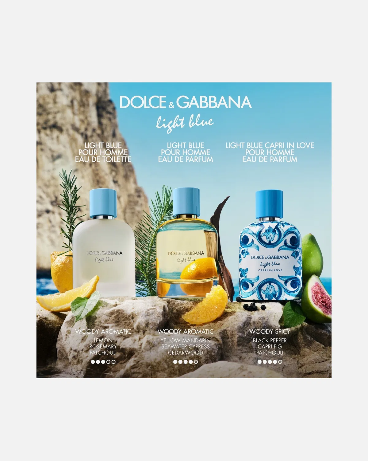 Парфюмированная вода светло-голубого цвета для мужчин Dolce&Gabbana, 200 Ml — фото 4