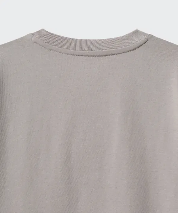 Футболка с круглым вырезом Relaxed Crew Neck, Musinsa Standard, грибной — фото 4