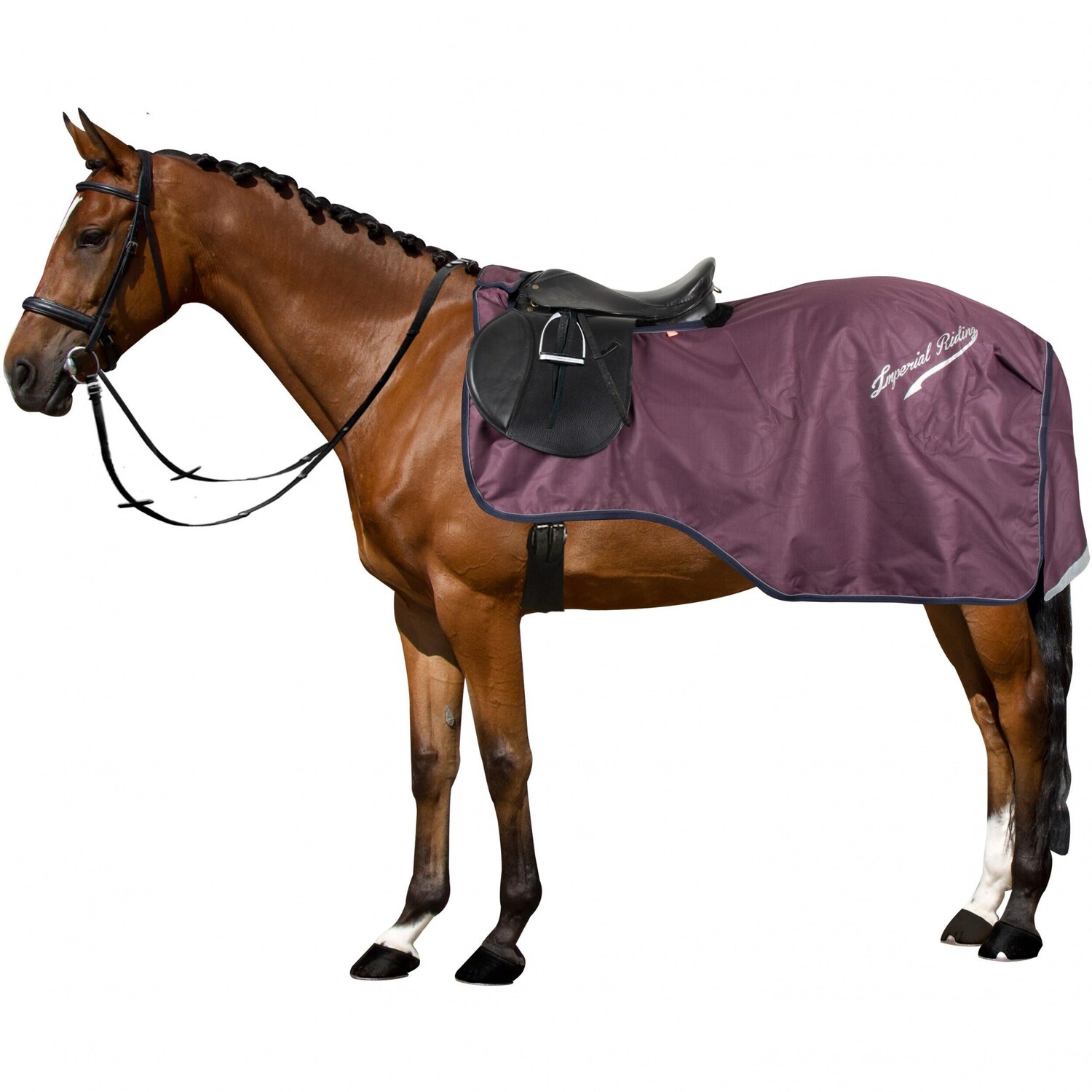 

Попона Imperial Riding Irh Super-dry для упражнений, темно-красный