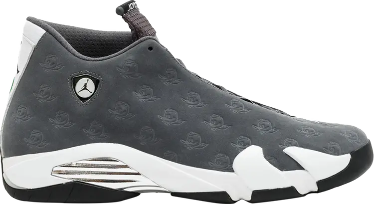 

Кроссовки Air Jordan 14 Retro Oregon Ducks - Football PE, серый