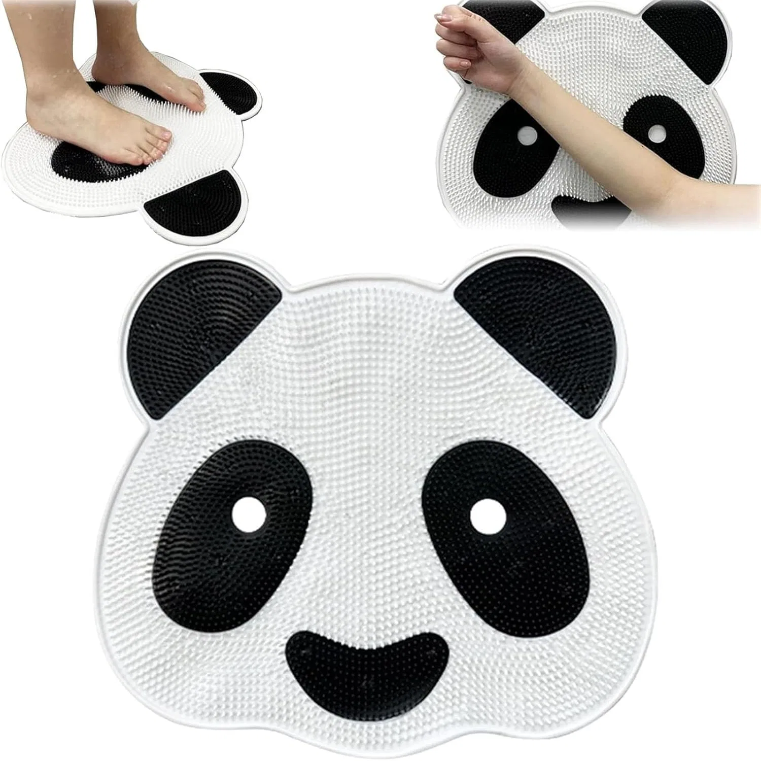 Скребок для спины и ног Panda, силиконовый, 30x45 см, 1 шт Generisch