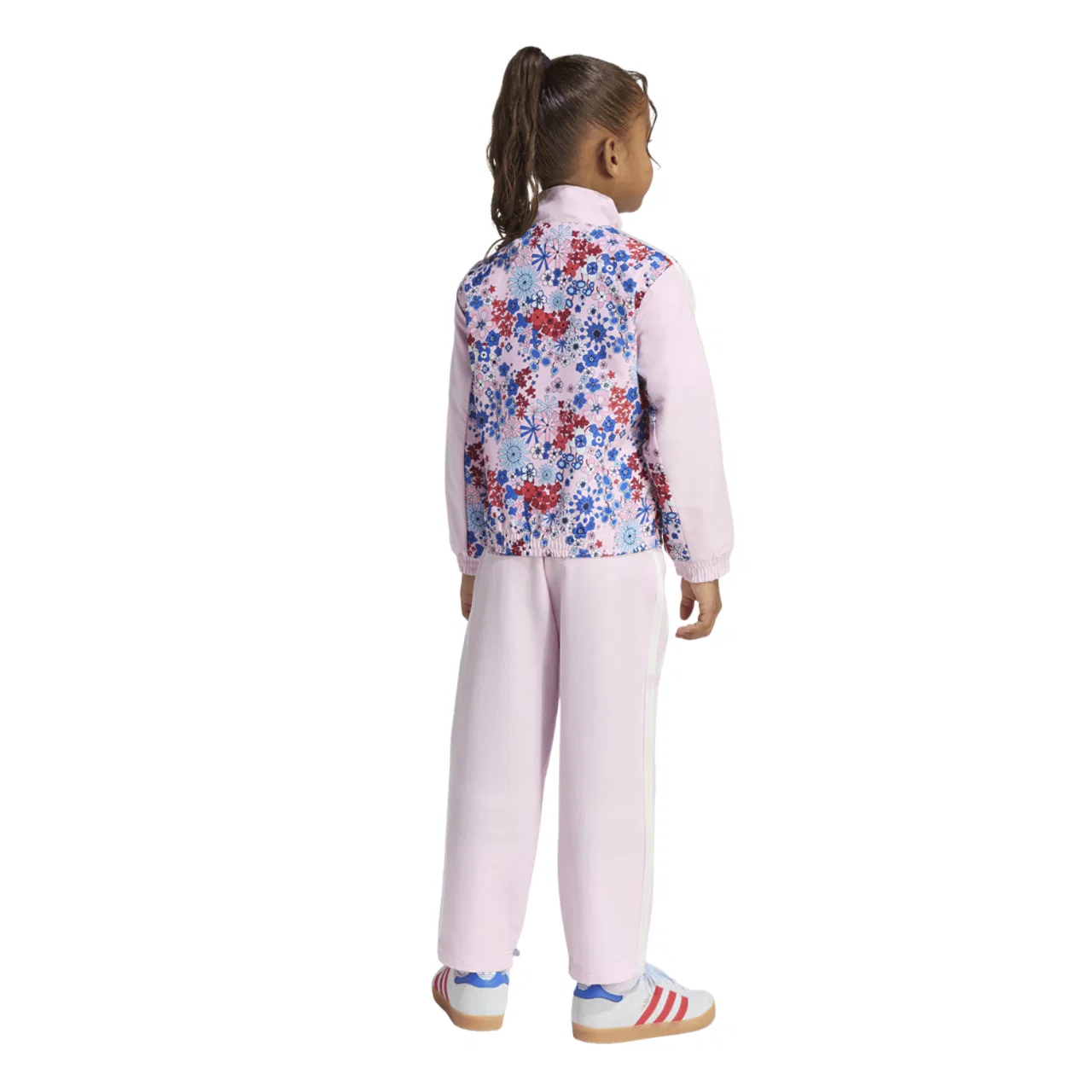 Спортивный костюм для девочек Liberty Track Suit Set Adidas, розовый/синий — фото 2