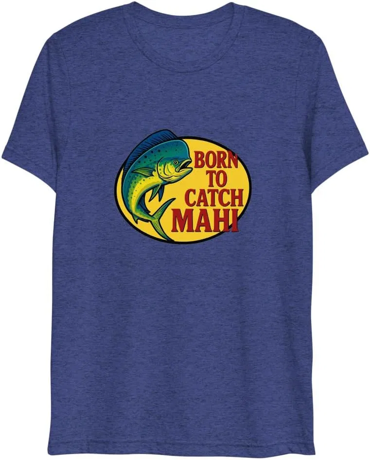 Мужская футболка с принтом Mahi 3413, Navy Triblend