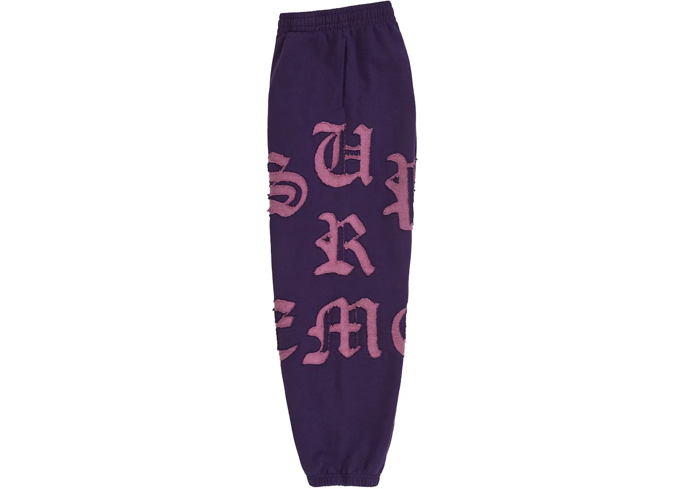 Мужские спортивные штаны с вырезами Supreme Sweatpant Purple — фото 2