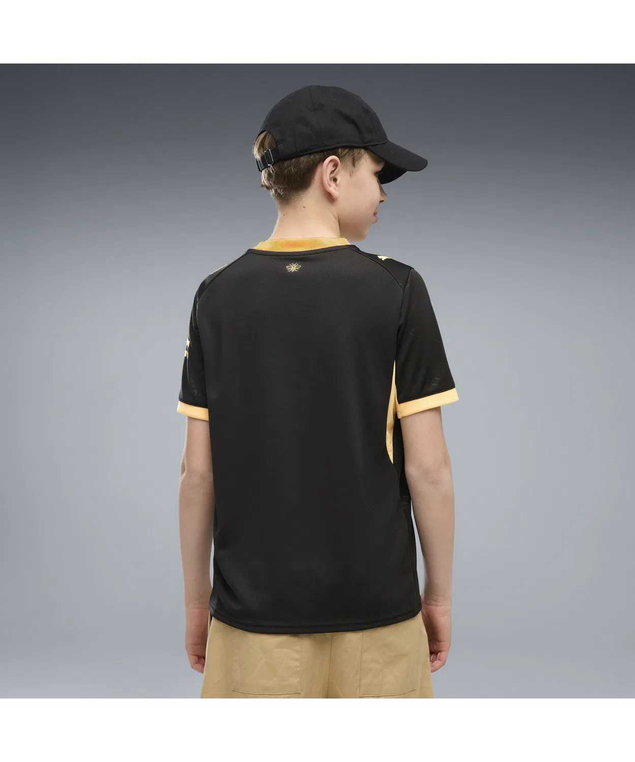 Детская футболка с принтом Manchester City FC Away Replica Jr PUMA, Black — фото 4