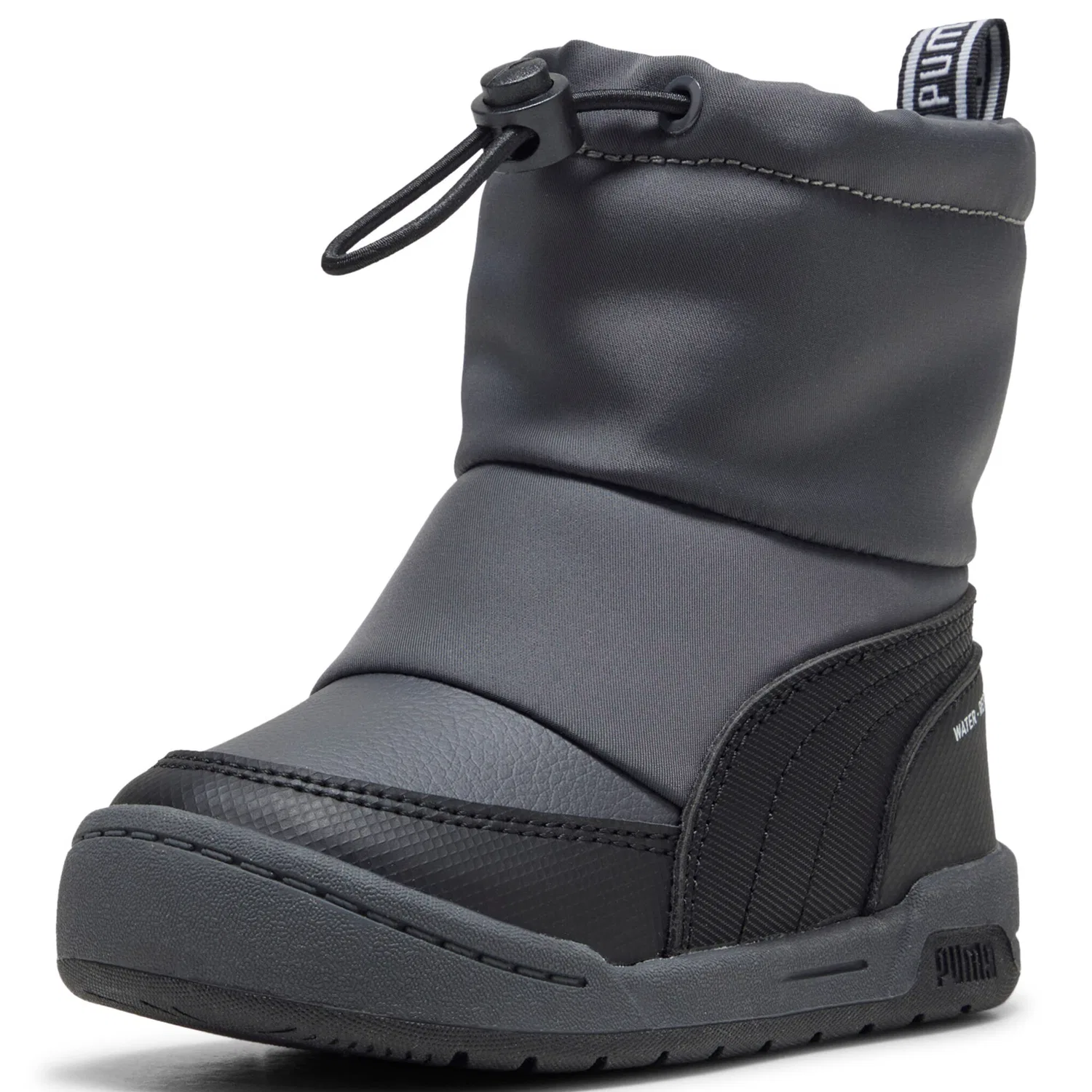 Детские зимние ботинки мультифлекс PUMA, Dusky Gray/PUMA Black/PUMA White — фото 4