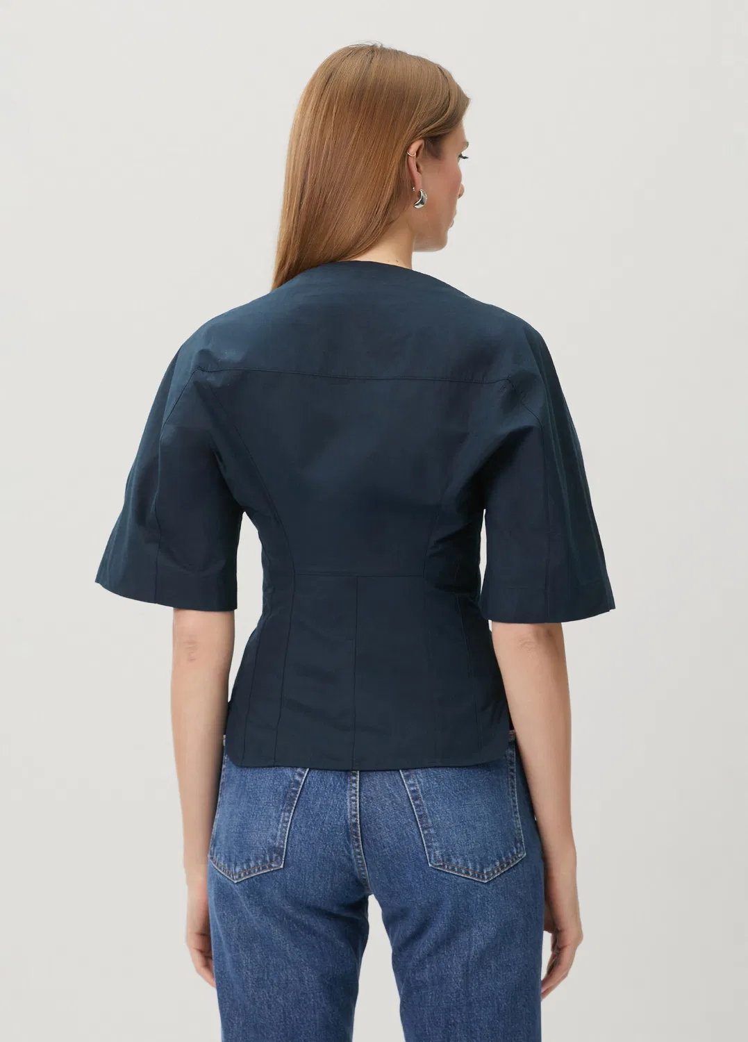 Блуза Jacquemus La Chemise, lacivert — фото 4