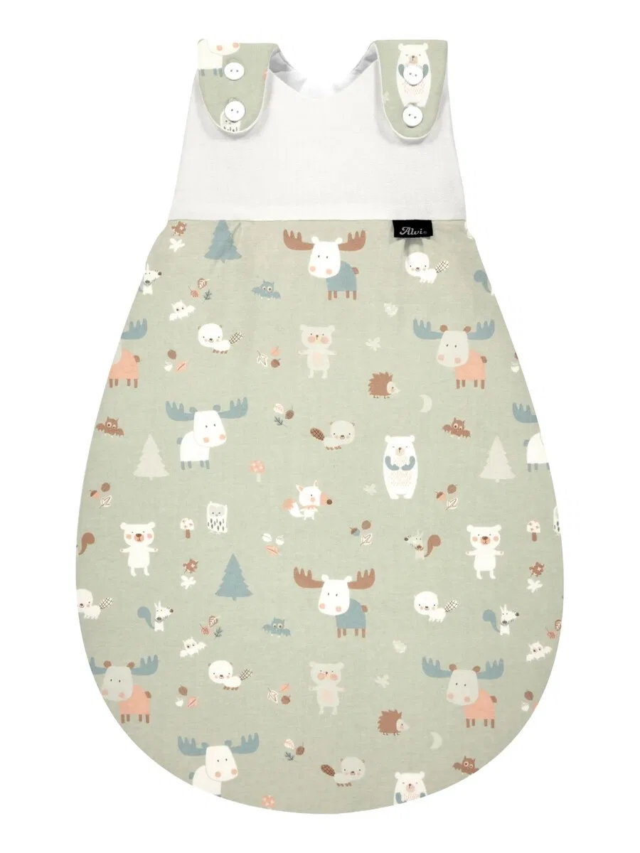 Спальный мешок ALVI 'Schlafsack Baby-Maxchen Außensack Baumwolle' в разных цветах