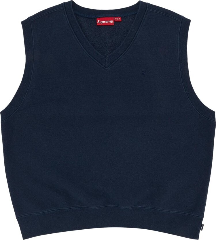 

Толстовка Supreme Sweatshirt Vest 'Navy', синий