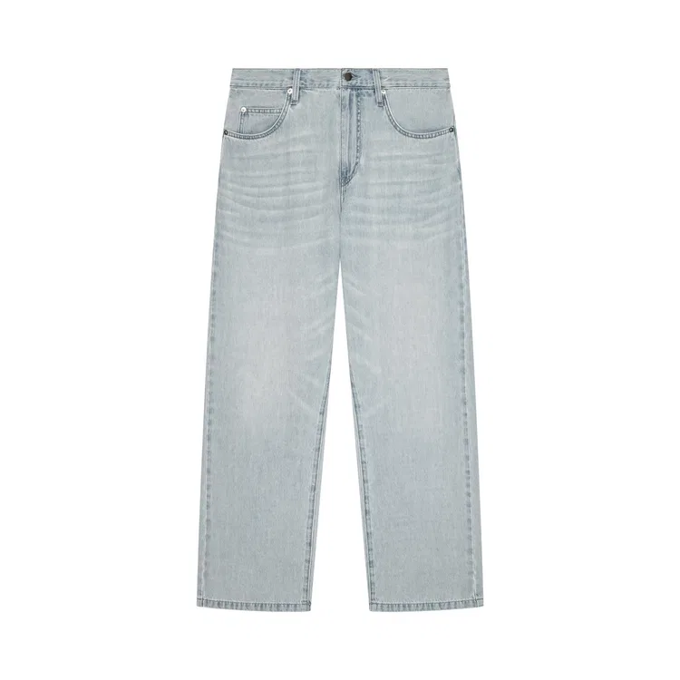 Детские джинсы унисекс свободного кроя Nice Rice, Dusty Gray Blue