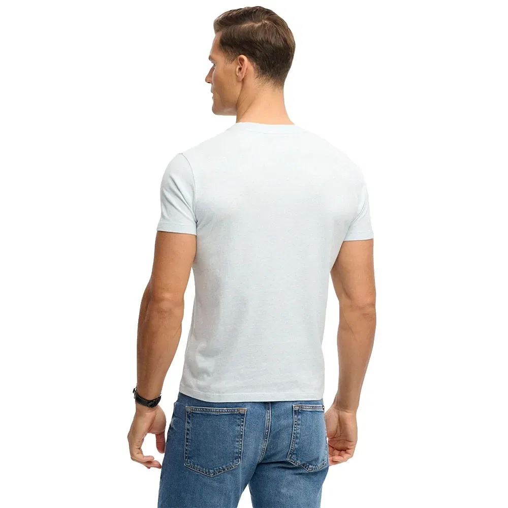 Мужская футболка с коротким рукавом Essential Logo Embroidered Superdry, Blue — фото 2