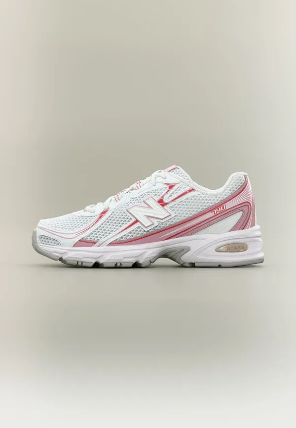 Кроссовки дышащие New Balance, белый/красный/розовый