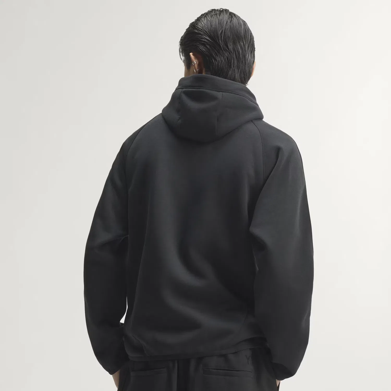Мужское худи на молнии прямого кроя Spacer Teamgeist 26 Cutline Adidas Originals, черный — фото 2