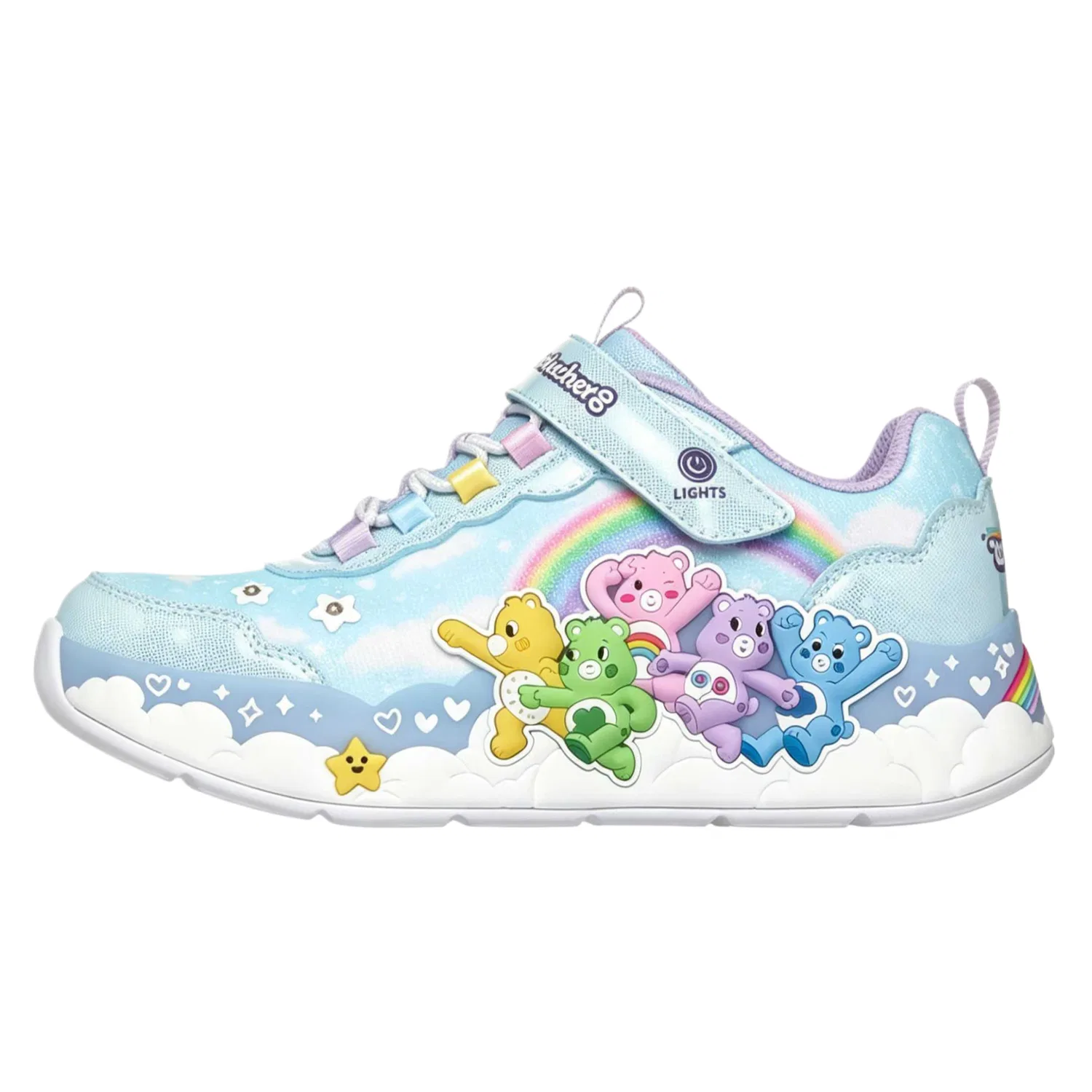 Детские кроссовки для тренировок Blue/Multicolor Skechers Kids