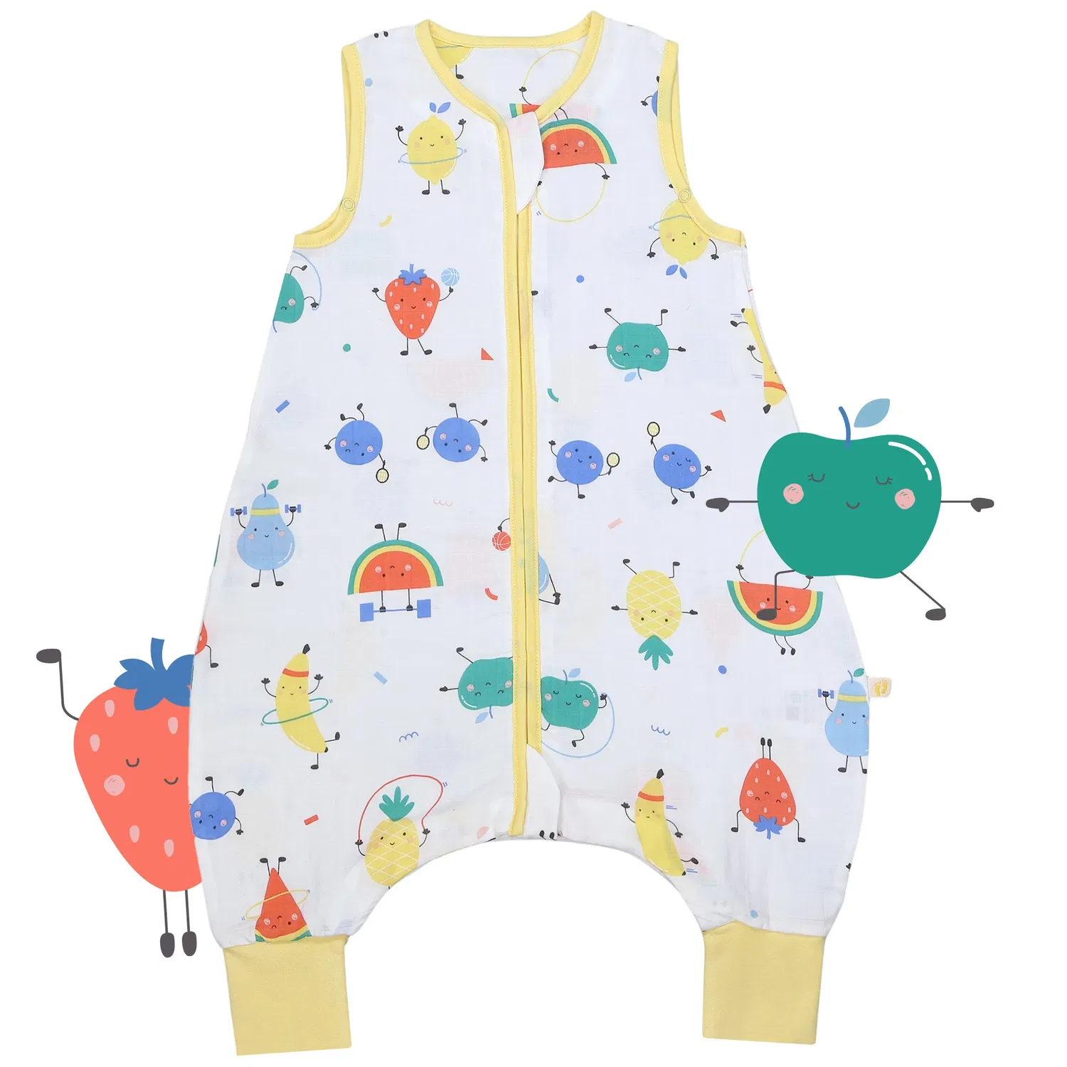 Спальный мешок с ножками 0.5 TOG Schlummersack, бело-желтый