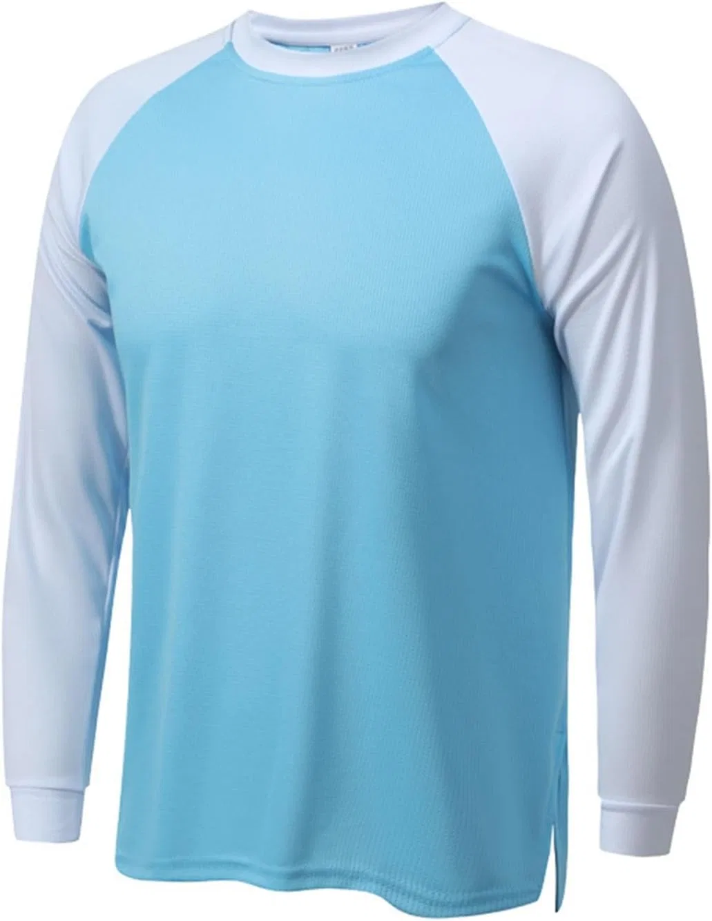 Мужская спортивная футболка с цветными блоками Regular Fit, Light Blue — фото 2