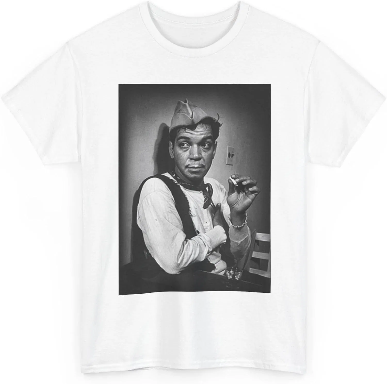Женская футболка с принтом Cantinflas Por Siempre, белый — фото 3