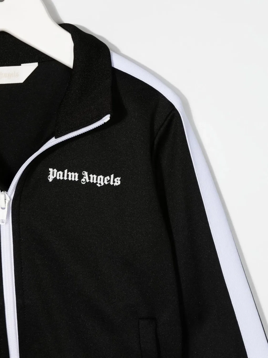 Толстовка с логотипом на молнии Palm Angels, черный — фото 3