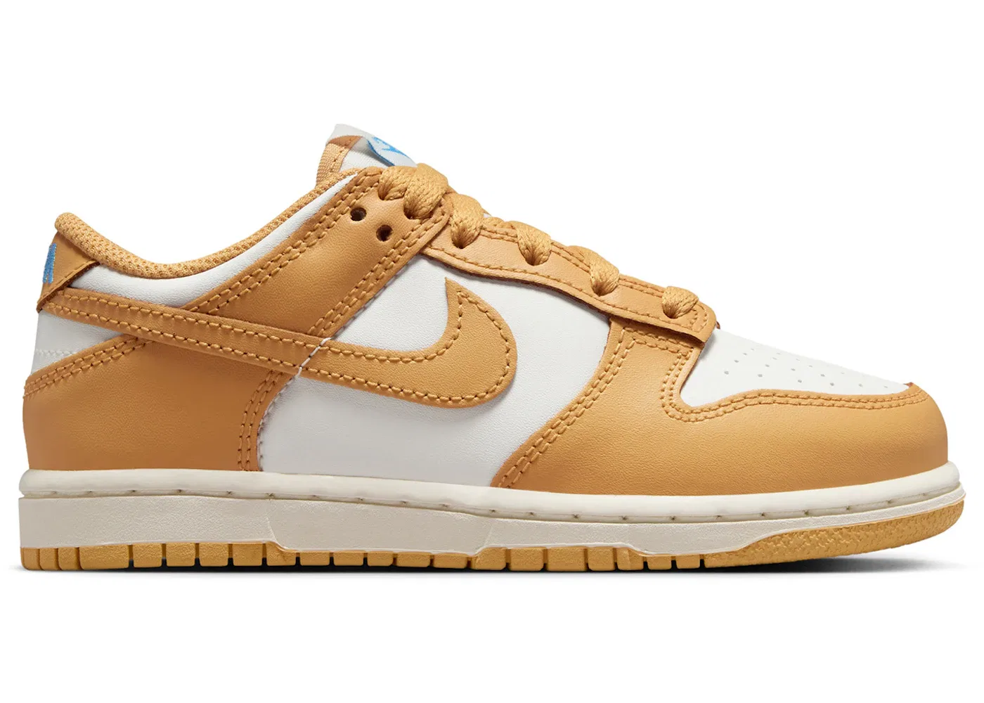 Детские кроссовки с принтом Nike Dunk Low Nike, Honeycomb/Sail/University Blue/Honeycomb