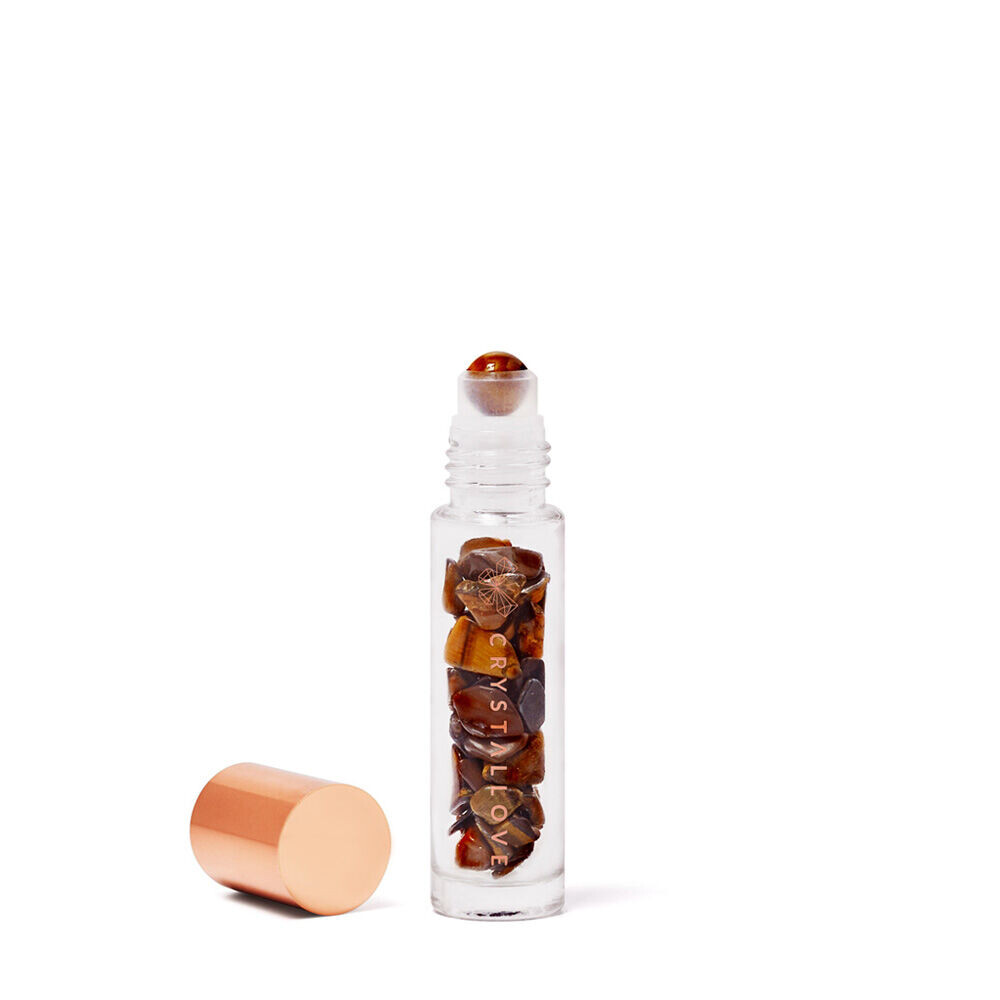 

Crystallove Crystal Collection бутылка для масла с кристаллами тигрового глаза, емкость 10мл, 1 шт.