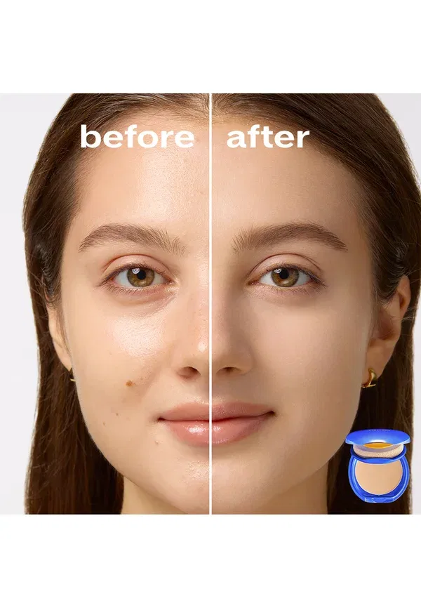 Компактная основа с SPF30 Shiseido, dark beige, 12 г — фото 4