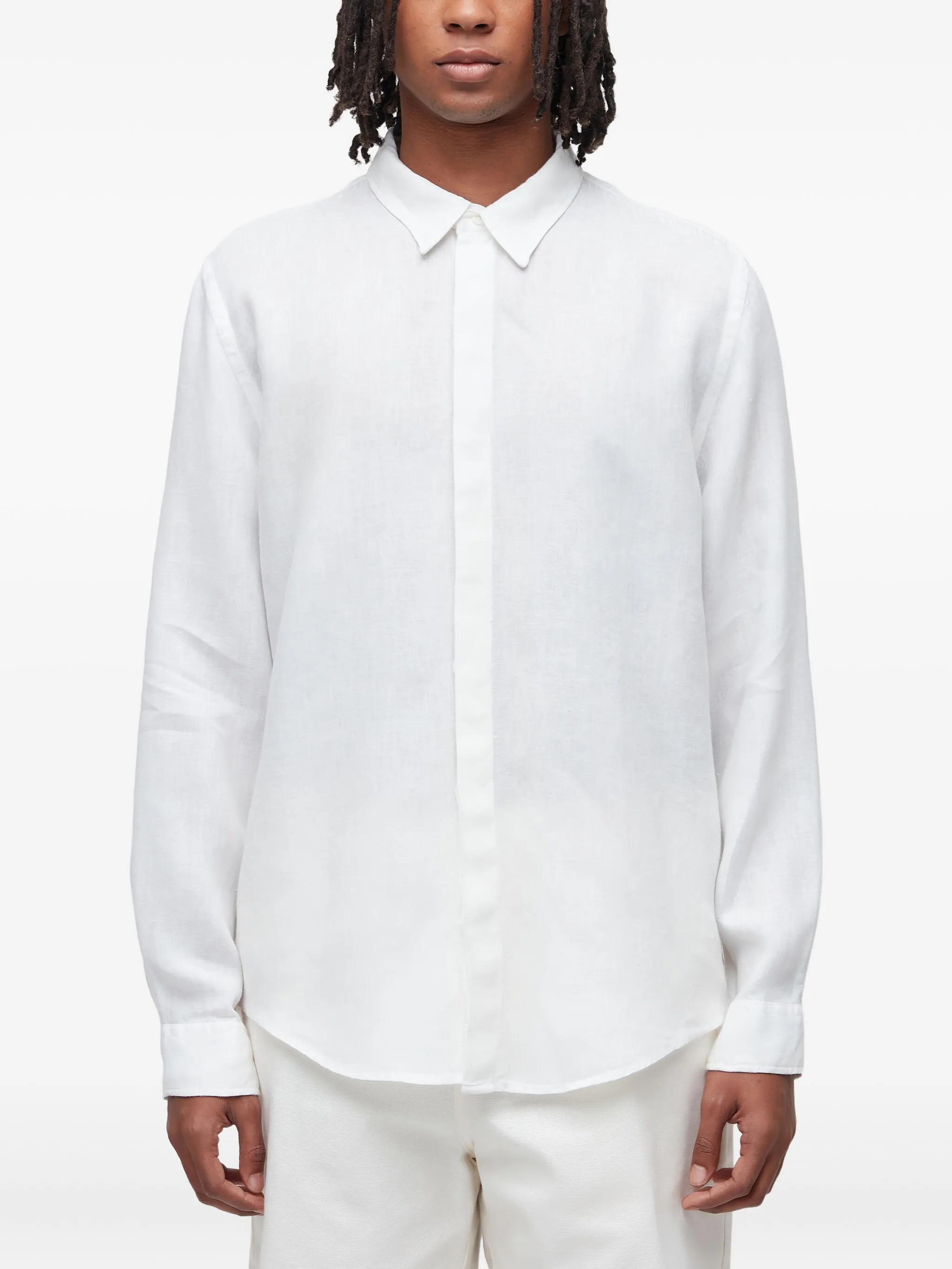 

Рубашка ML с декоративной строчкой Osklen, белый