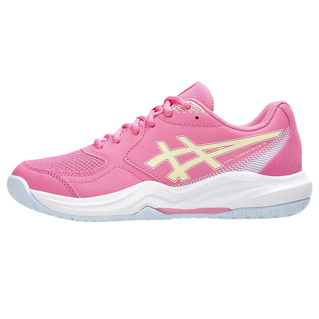 Детские тренировочные кроссовки ASICS, Цвет Dragon Fruit/Soft Yellow