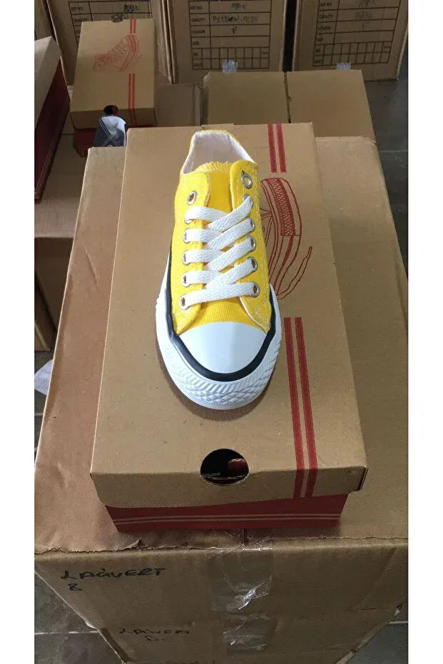 Детские кеды для мальчиков текстильные Rabellashoes, Yellow