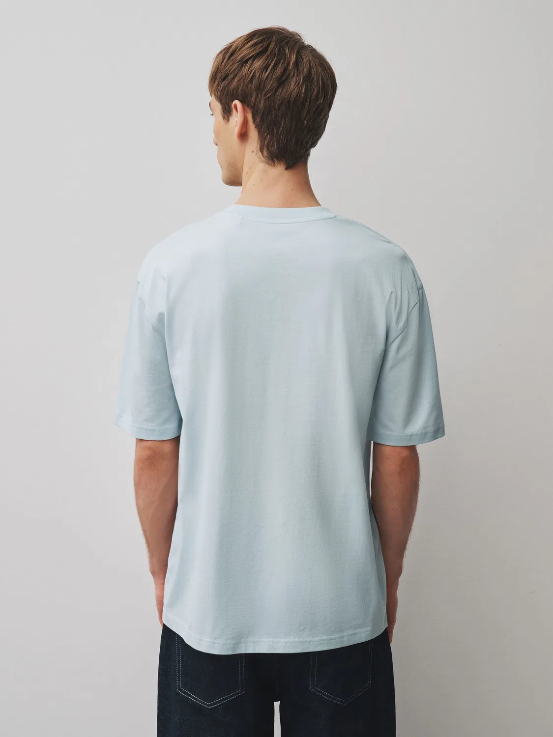 Футболка Relaxed Fit Essential Next, Blue Ice — фото 3