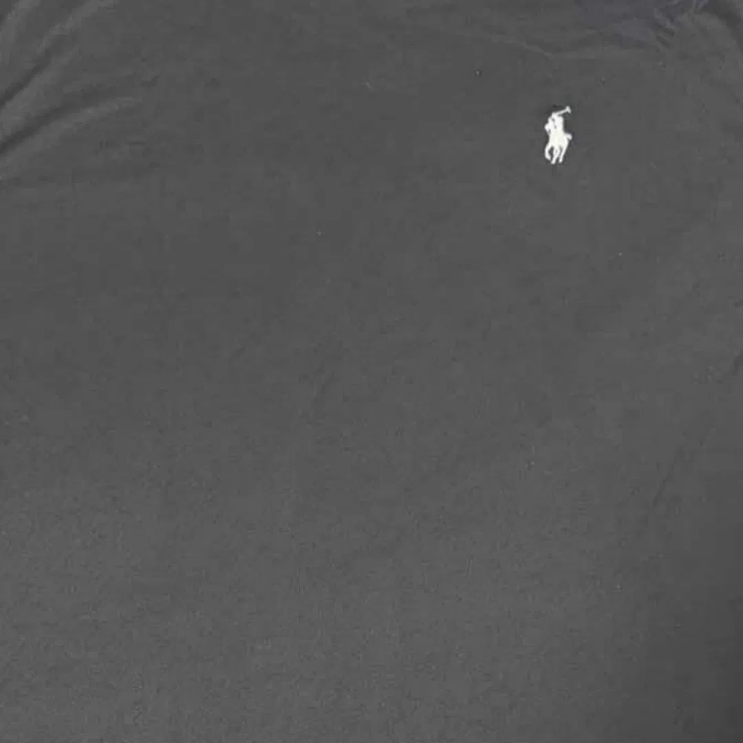 Мужская футболка с круглым вырезом Polo Ralph Lauren, черный — фото 4