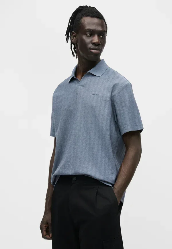 Футболка поло Calvin Klein, синий — фото 4