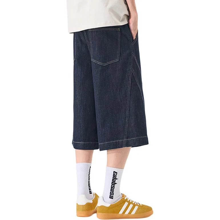 Детские джинсовые шорты свободного кроя Tonlion, Denim Blue — фото 3