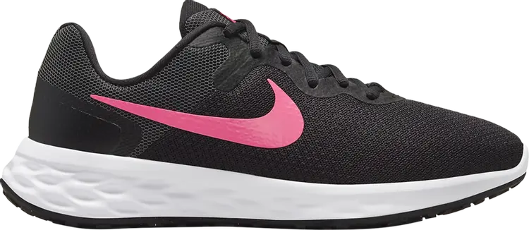 

Кроссовки Nike Wmns Revolution 6 Next Nature Wide 'Black Hyper Pink', черный