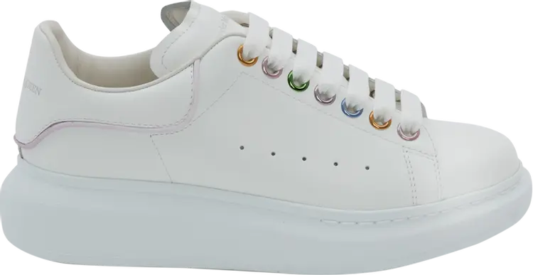 Кроссовки Alexander McQueen Wmns Oversized Sneaker White Multi, белый