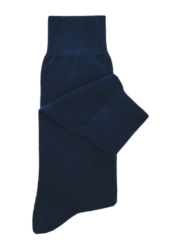 Носки хлопковые Socks Massimo Dutti, крапчатый темно-синий — фото 3