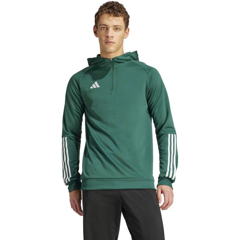 Толстовка с капюшоном Tiro 23 Competition (стандартная и длинная) Adidas, цвет drkgrn — фото 2