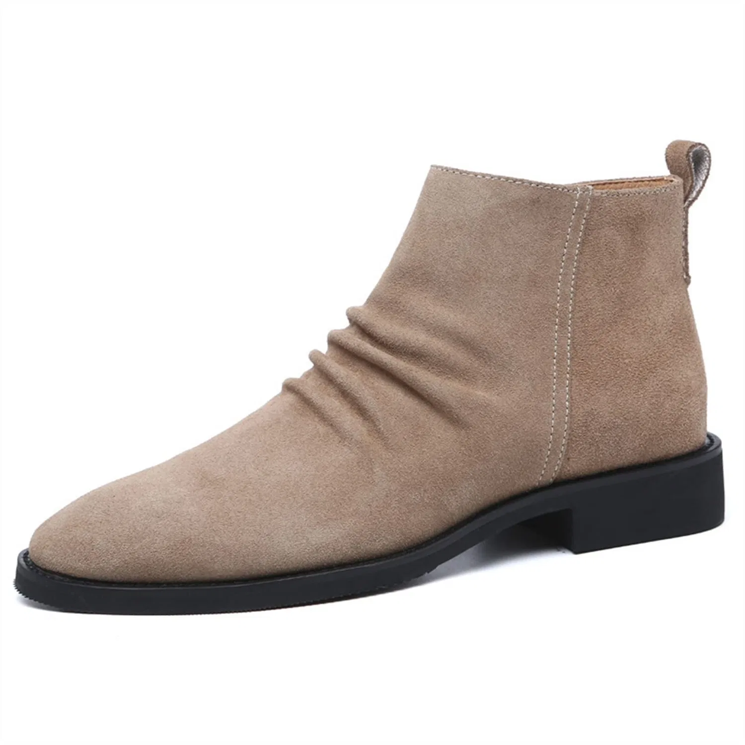 Детские ботинки для мальчиков кожаные Chelsea GOMMER, Beige