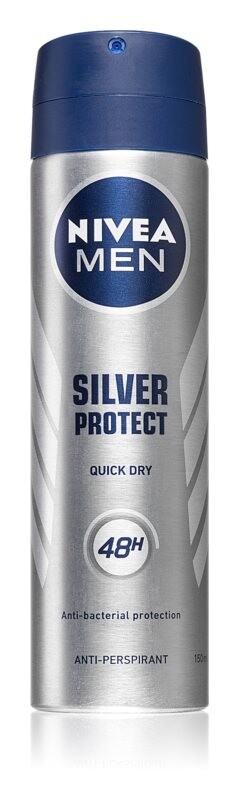 

Спрей-антиперспирант 48 часов Nivea Men Silver Protect