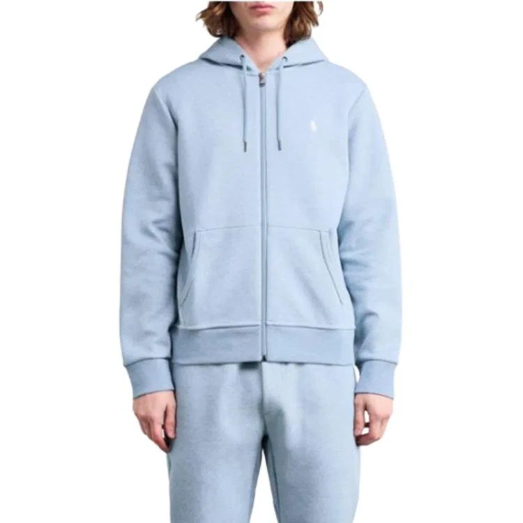 Мужская куртка-худи на молнии Polo Ralph Lauren, Modern Blue — фото 4